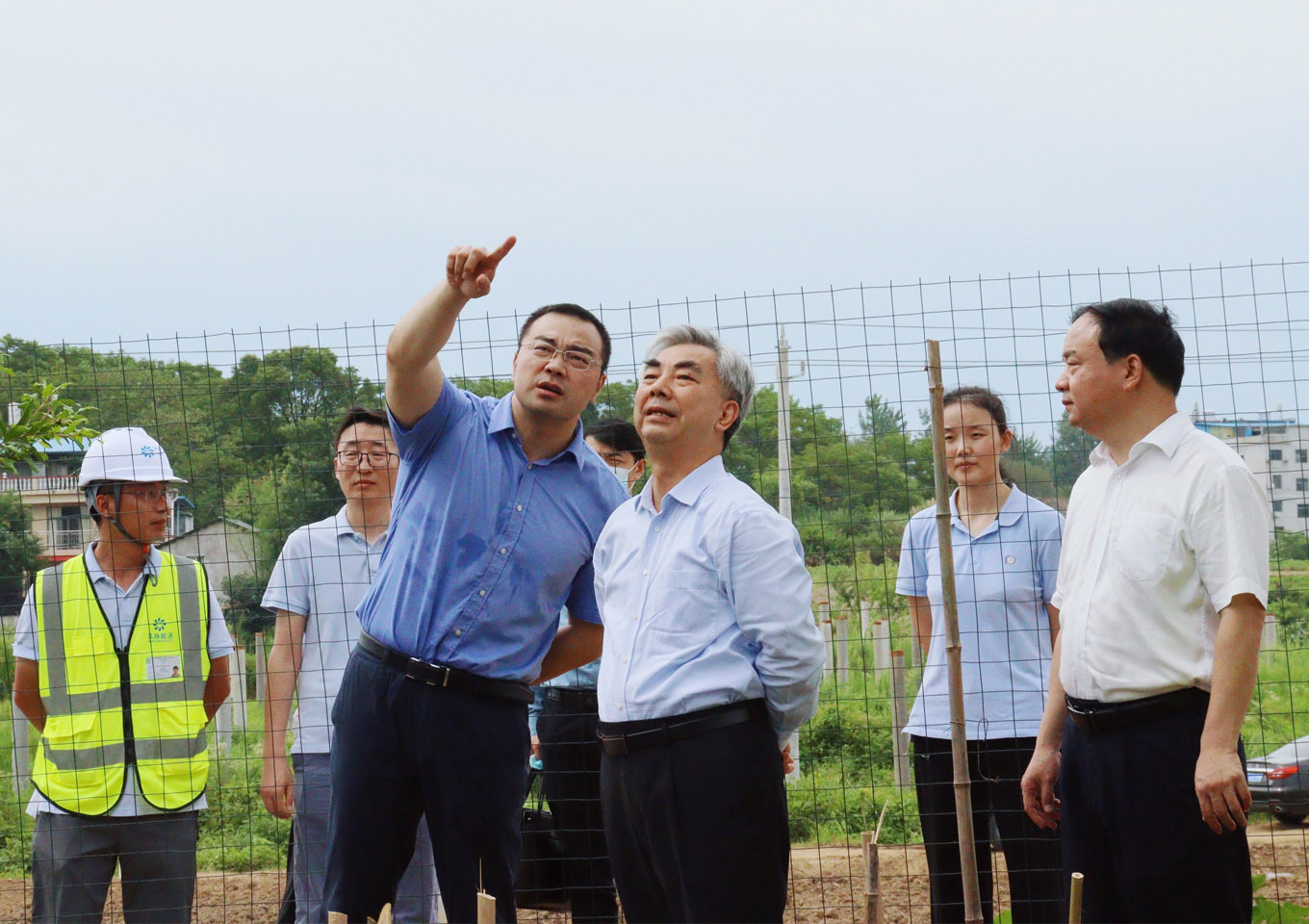 湖北省人大常委会领导调研考察我司浠水项目